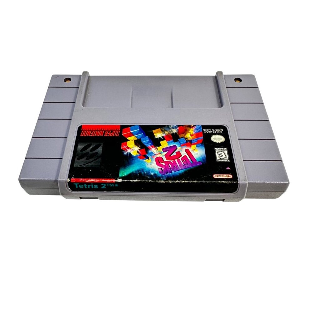 Super Nintendo SNES - Tetris 2 - W/ Manual - Tested/Works - Picture 4 of 8